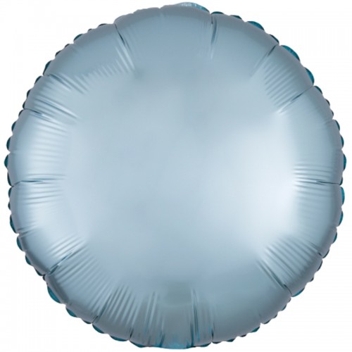 Balão Redondo Azul Claro